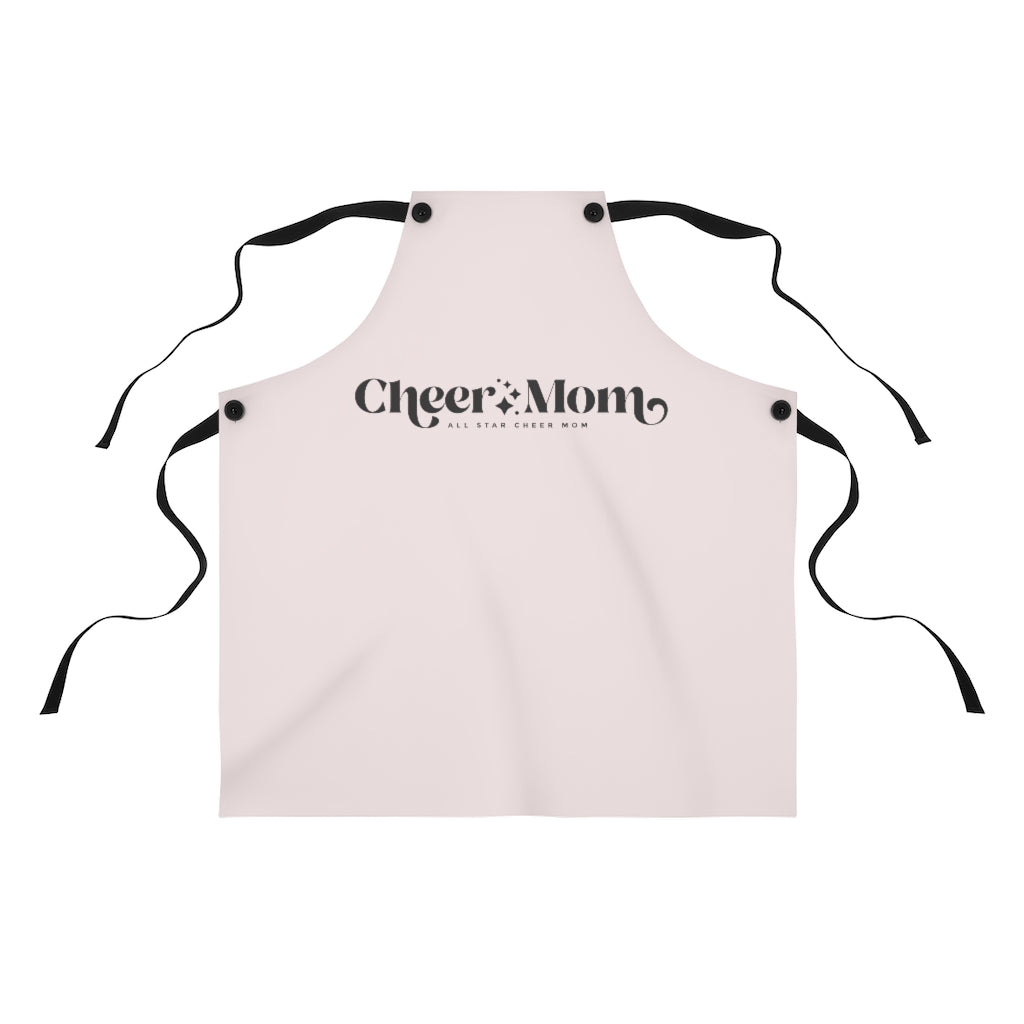 Pink Cheer Mom Apron