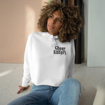 Stacked Cheer Sisters Crop Hoodie