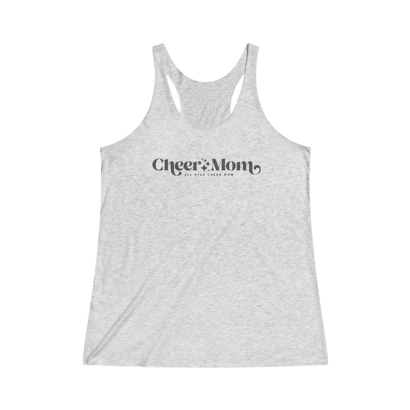 Women's Cheer Mom Tri-Blend Racerback Tank