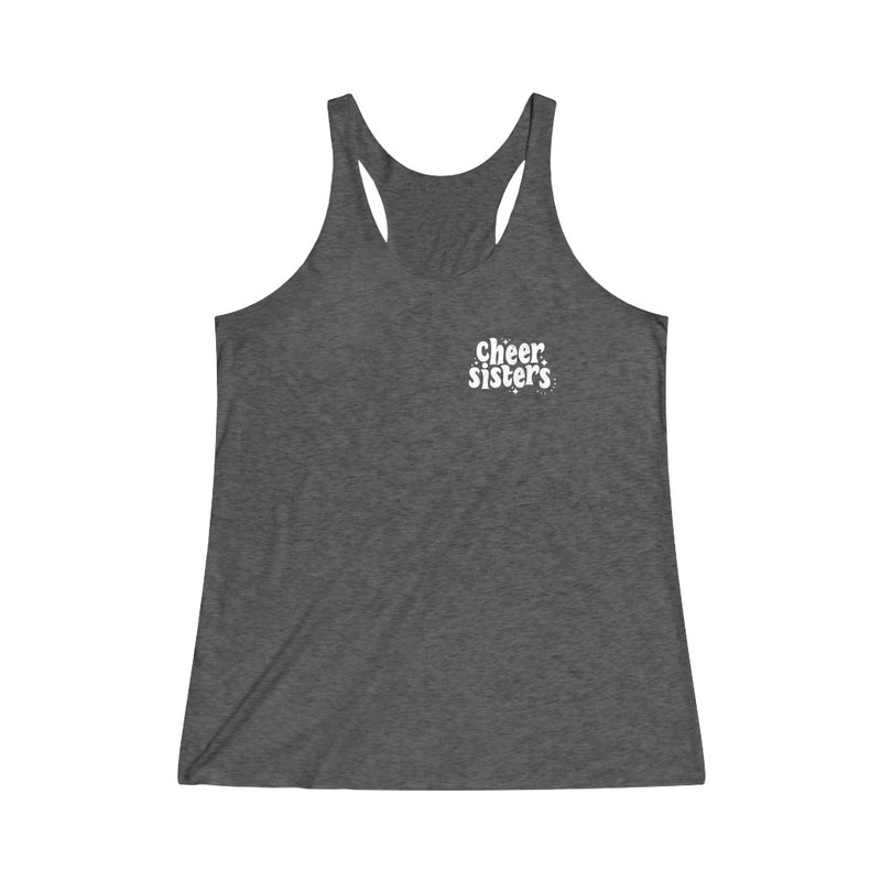 Cheer Sisers Tri-Blend Racerback Tank