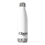 Cheer Mom White Icon 20oz Insulated Bottle