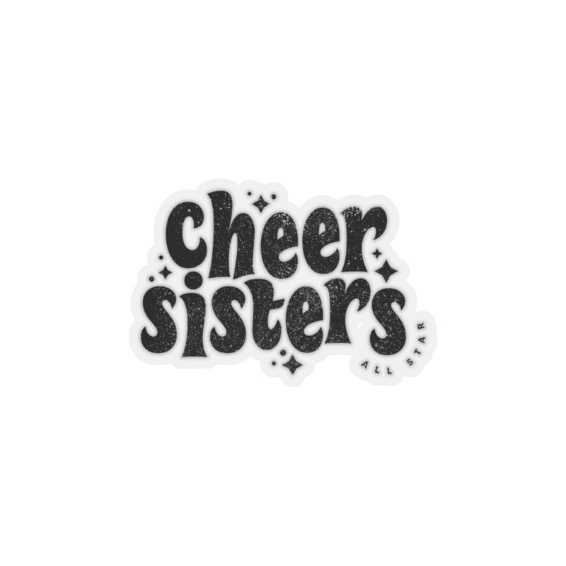 Cheer Sisters Kiss-Cut Stickers (Black Lettering)