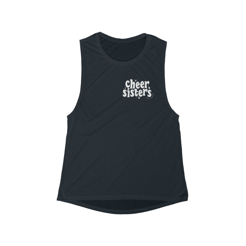 Original Cheer Sisters Women's Flowy Scoop Muscle Tank