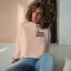 Stacked Cheer Sisters Crop Hoodie