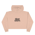 Rainbow Sunset Cheer Sisters Crop Top Hoodie