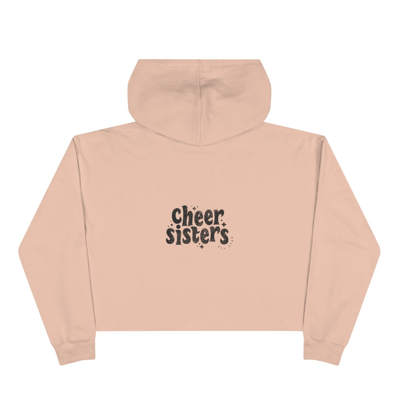 Rainbow Sunset Cheer Sisters Crop Top Hoodie