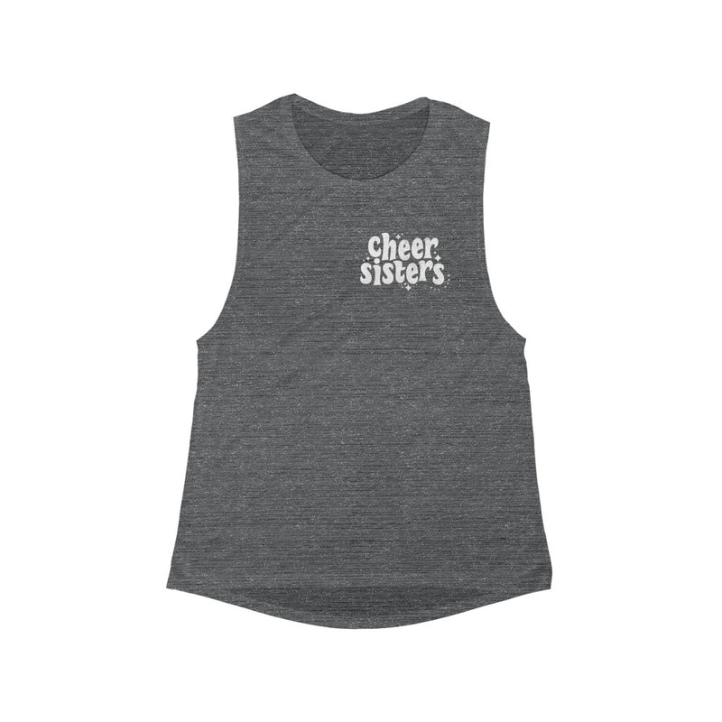 Original Cheer Sisters Women's Flowy Scoop Muscle Tank