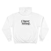 Cheer Mom Champion Hoodie ( Stacked Logo)